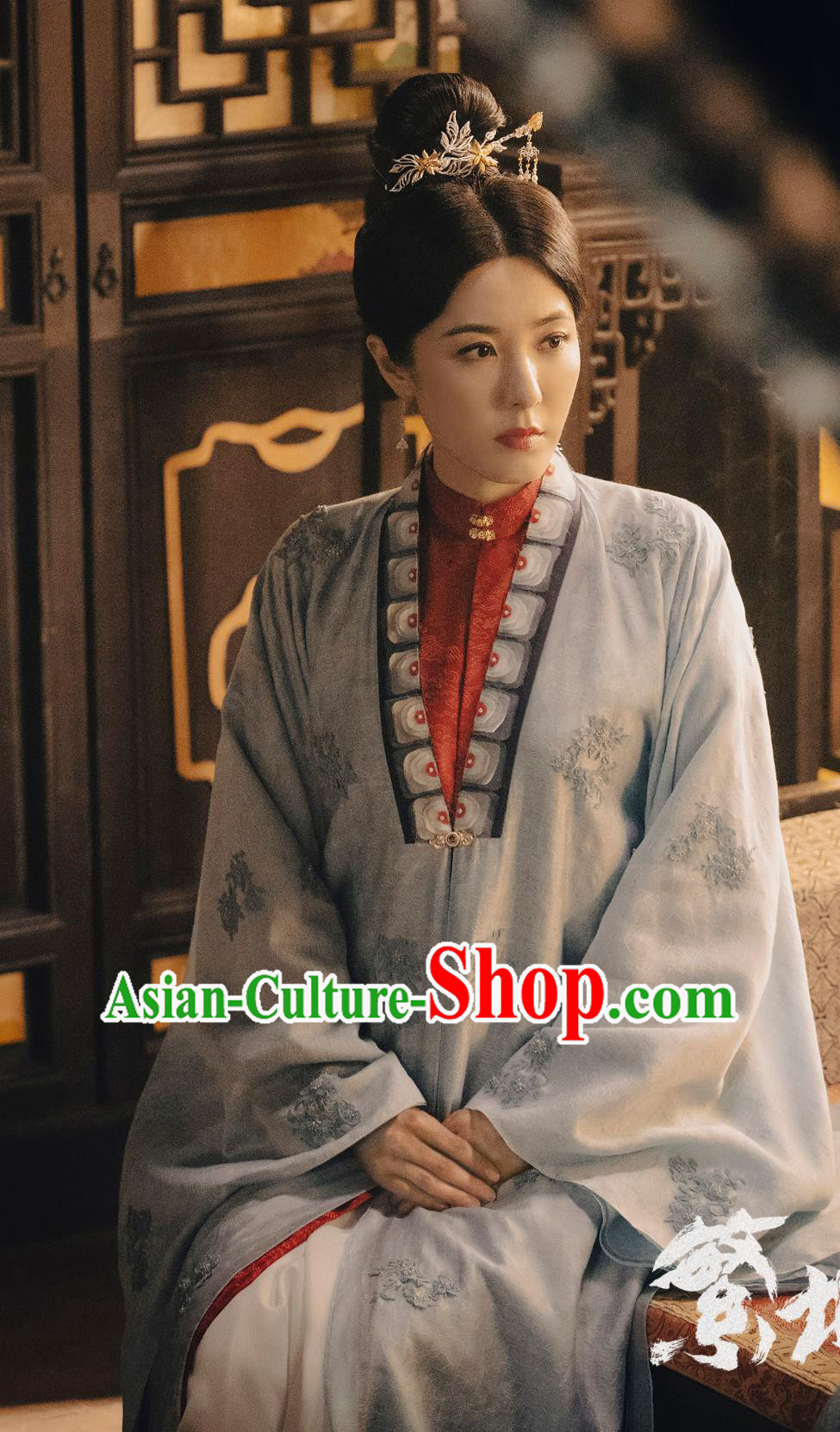 Chinese Ancient Ming Dynasty Woman Costumes Historical TV Series Ripe Town Actress Lin Si Niang Clothing