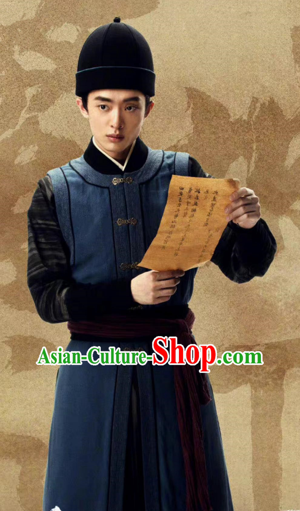 Chinese Ancient Ming Dynasty Constable Outfit Historical TV Series Ripe Detective Qu San Geng Clothing