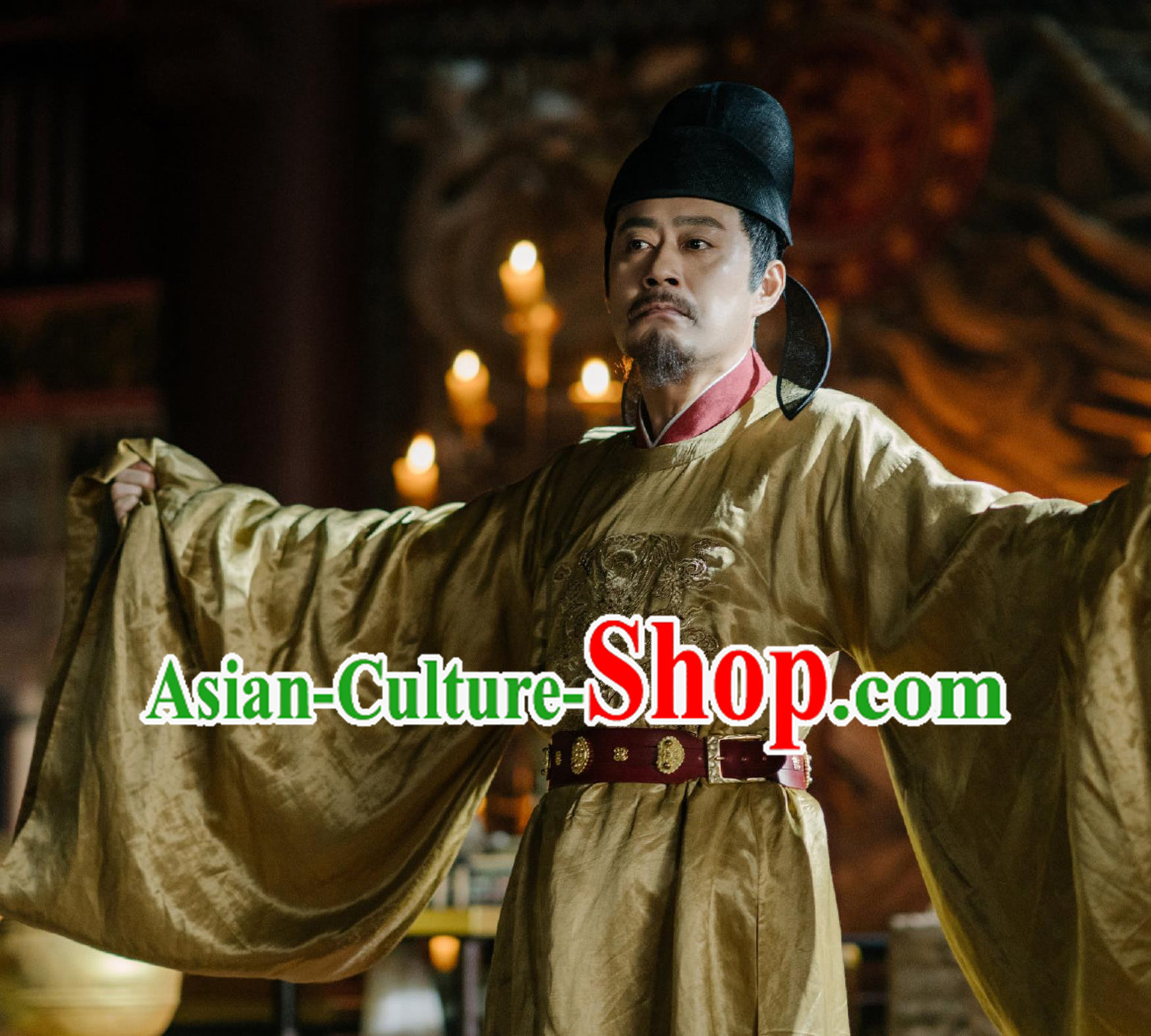 Chinese TV Series Jun Jiu Ling Emperor Chu Rang Clothing Ancient Royal King Robes