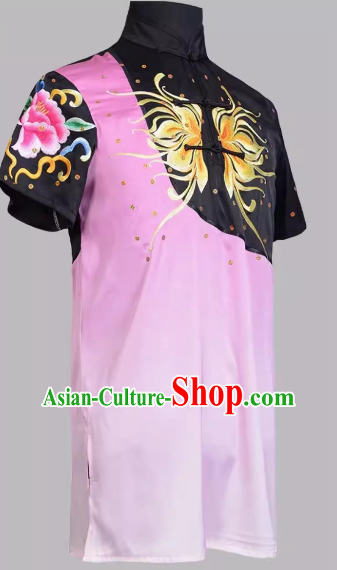 Martial Arts Uniforms Contrast Color Design Gradient Performance Uniforms Customized Competition Uniform Suits