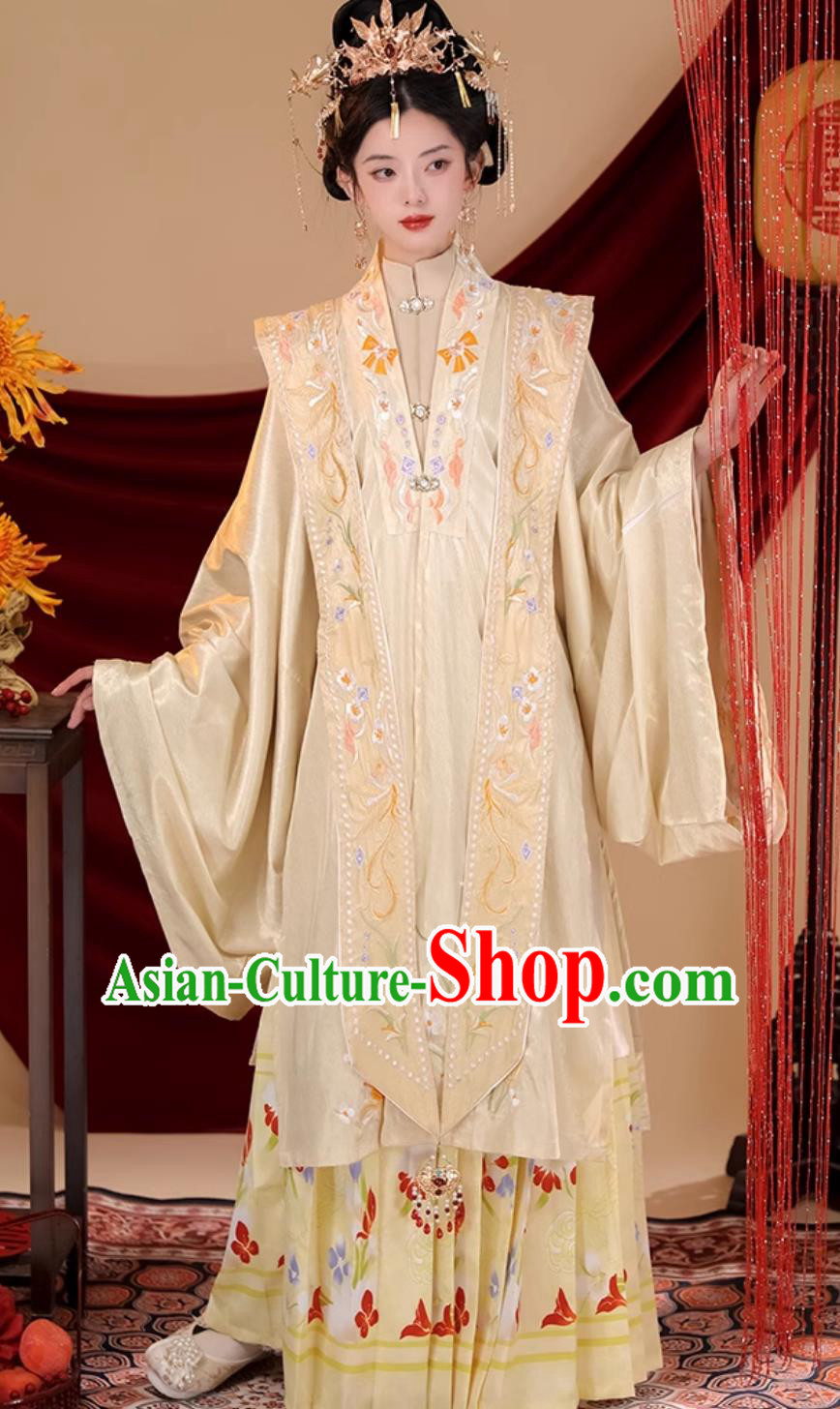 China Ancient Clothing Traditional Ming Dynasty Wedding Costumes Ancient Empress Hanfu Dresses