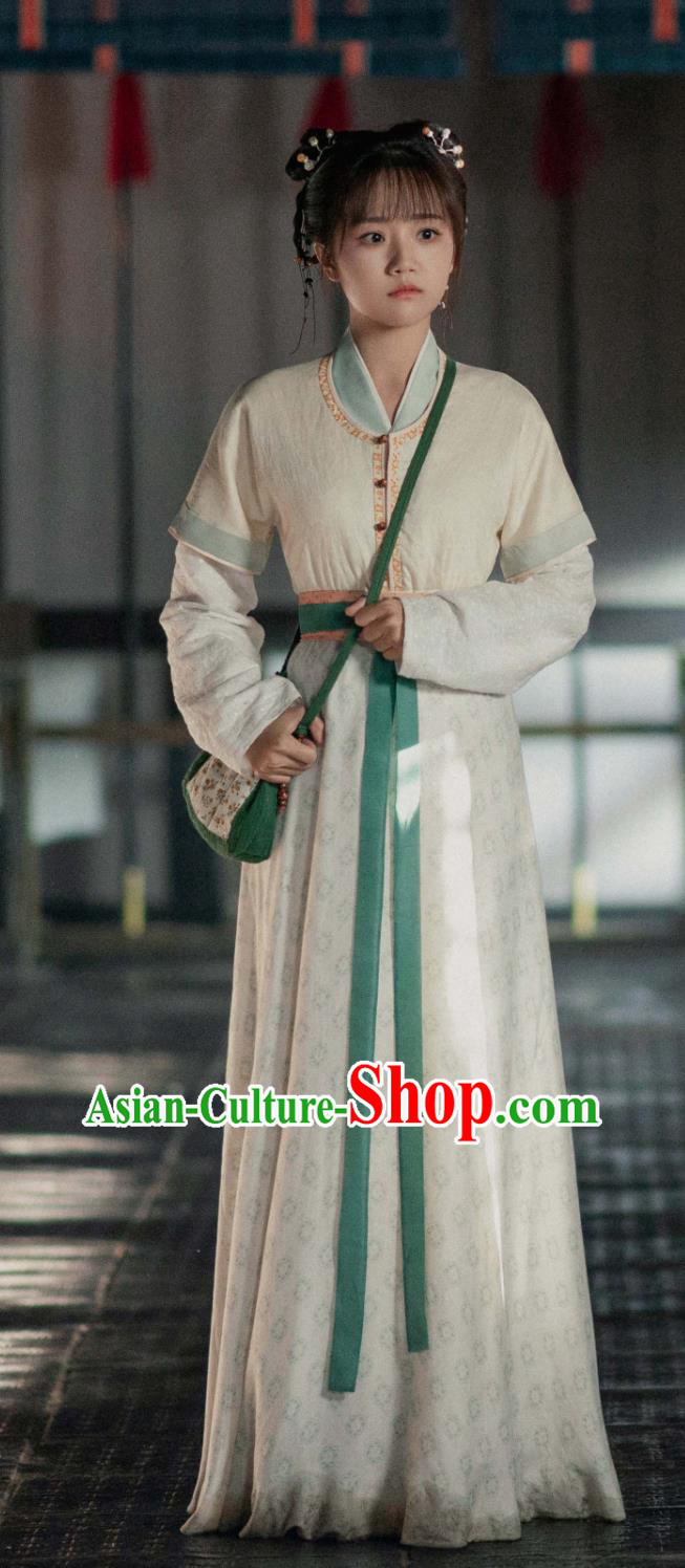 China TV Drama The Legend of Zhuohua Maidservant Guo Ju Li Dresses Ancient Song Dynasty Young Lady Costumes