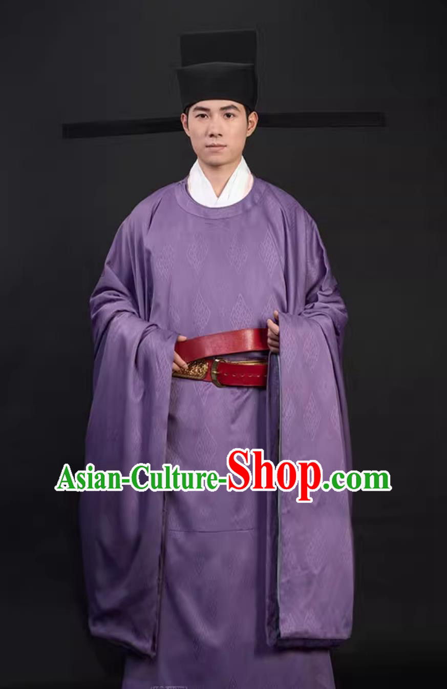 Purple Traditional Hanfu Song Dynasty Official Clothing Ancient Chinese Minister Costume Online Shop