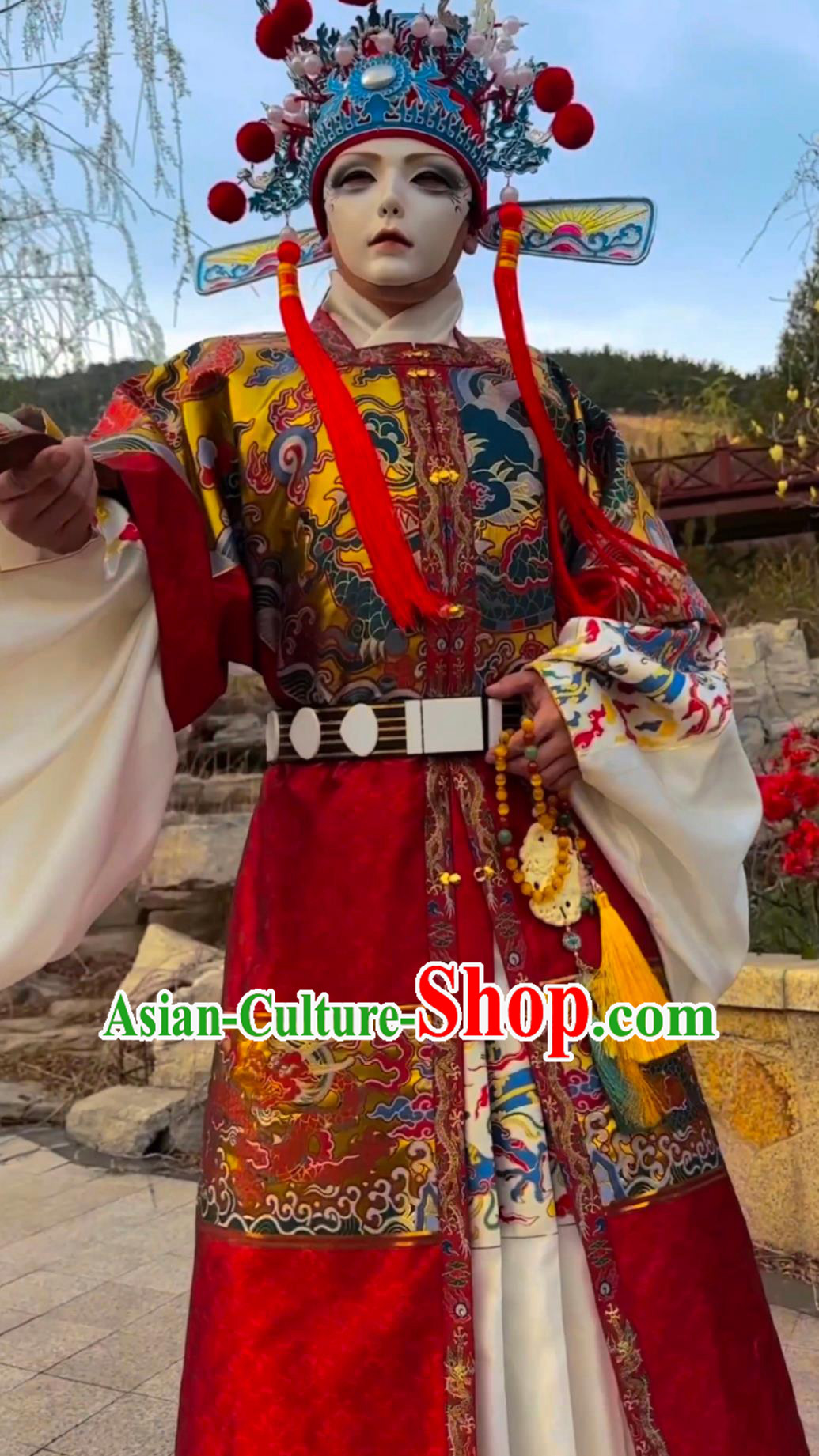 Ancient China Hanfu Chinese Ming Dynasty Royal Guards Robe Red Brocade Flying Fish Clothing