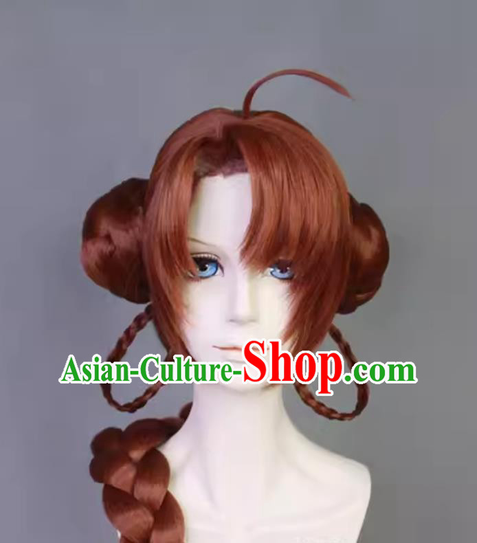 Code Name Yuan Mobile Game Sun Shangxiang Cosplay Wig Ancient Princess Hairpiece