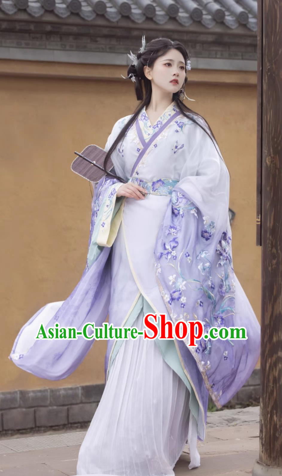 Traditional Han Dynasty Princess Purple Dresses Ancient Chinese Woman Costumes Hanfu Online Shop