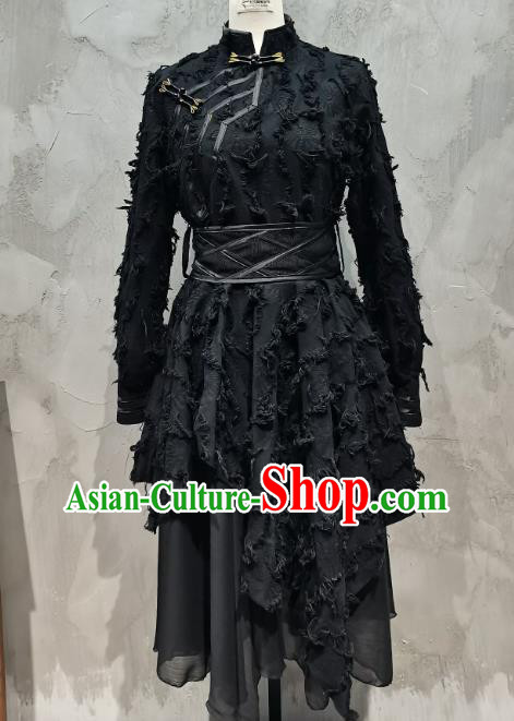 Men Solo Dance Clothing Chinese Mongolian Dance In The Wind Sand Green Grass Costume Stage Performance Garment