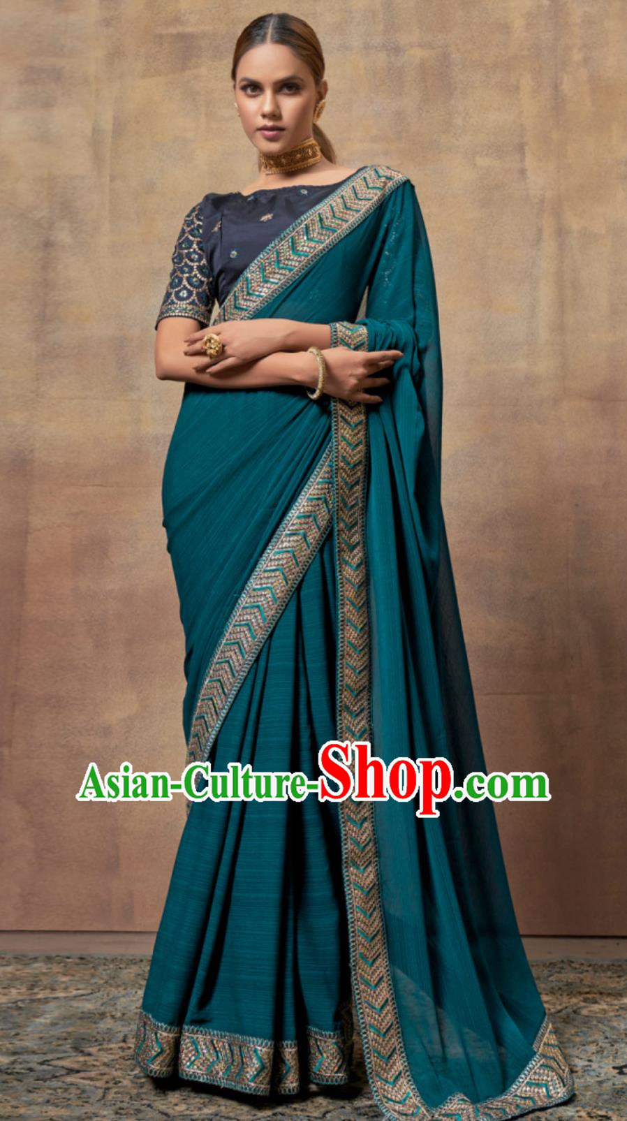India National Clothing Traditional Indian Sari Women Peacock Green Slimming Blouse and Wrap Skirt