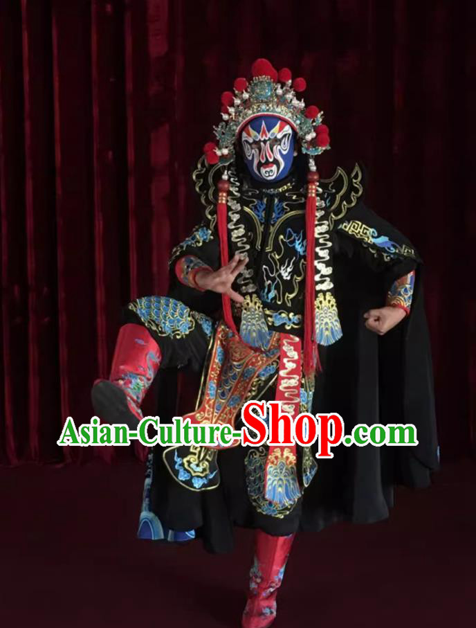 China Bian Lian Embroidery Costume Stage Magic Sichuan Opera Face Changing Clothing Complete Set