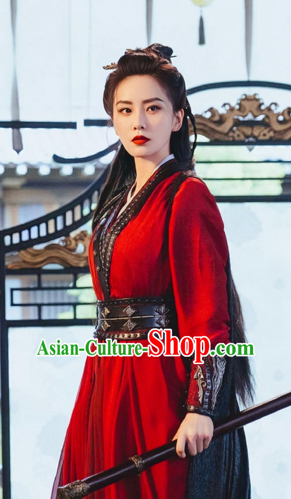2023 Wuxia TV Series A Journey To Love Ren Ru Yi Red Dress Ancient China Swordswoman Costume