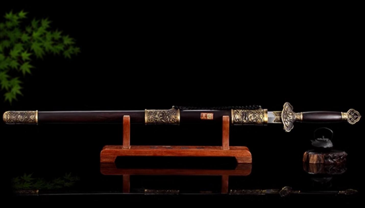 Handmade China Longquan Sword Song Dynasty Lotus Sword