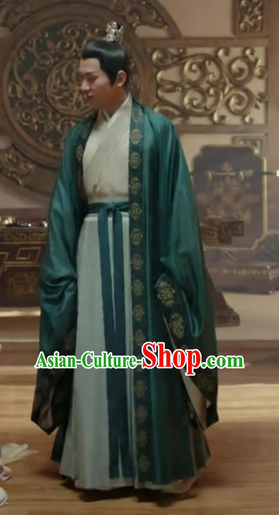 China Traditional Hanfu 2020 TV Series The Promise of Chang An Prince Xiao Cheng Xu Garment Costume Ancient Chinese Young Childe Clothing