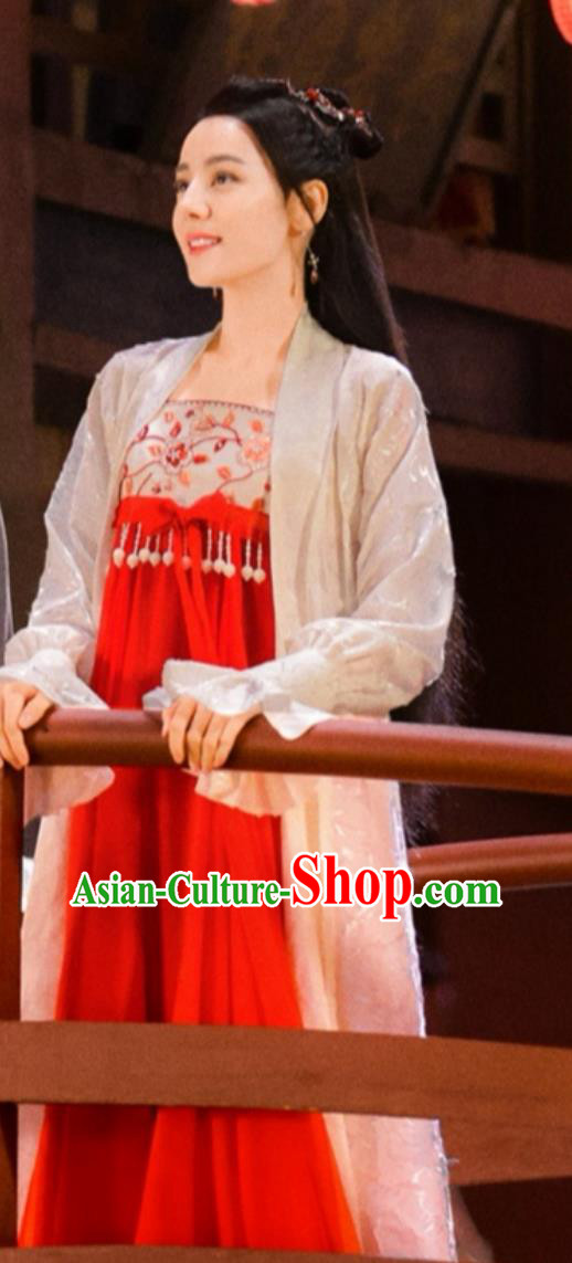 Traditional Woman Hanfu TV Series The Legend of An Le Princess Ren An Le Dress Ancient China Swordswoman Clothing