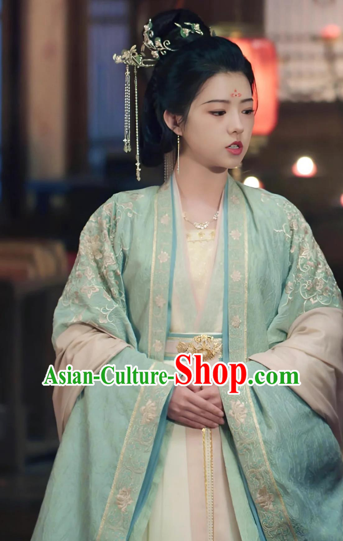 TV Series A Journey To Love Princess of Wu Country Yang Ying Dress China Ming Dynasty Court Woman Clothing