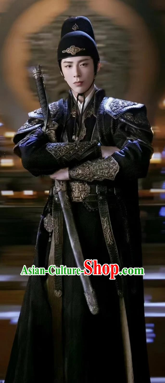 TV Series A Journey To Love Imperial Guard Ning Yuan Zhou Costume Ancient China Swordsman Leader Clothing