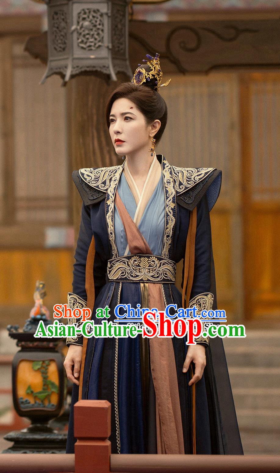 Chinese TV Series The Legend Of Shen Li Queen Shen Mu Yue Clothing Ancient China Swordswoman Garment Costume