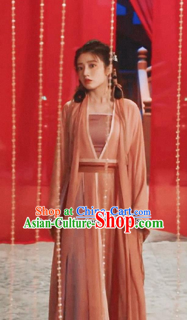 Chinese TV Series The Legend Of Shen Li Servant Girl Clothing Ancient China Young Lady Dress Costume