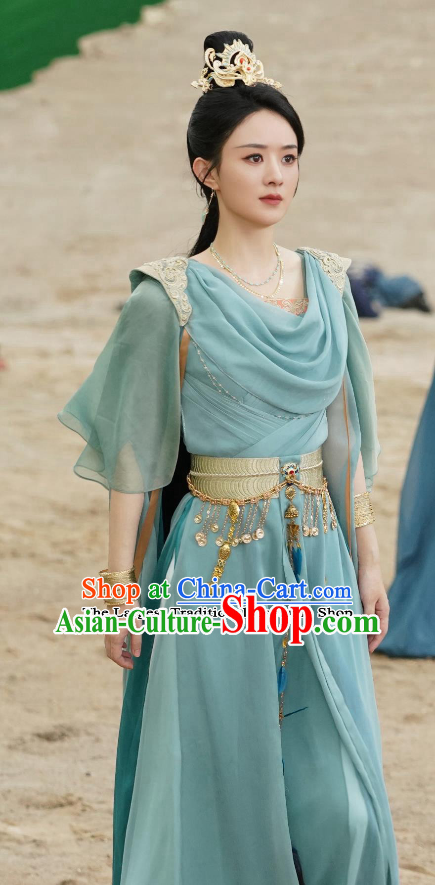 Chinese Hanfu Queen Costume China 2024 TV Series The Legend of Shen Li Ancient Goddess Clothing