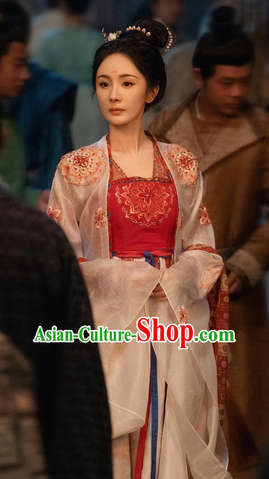 Chinese TV Series Fox Spirit Matchmaker Red Moon Pact Tushan Hong Hong Hanfu Dress Ancient China Tang Dynasty Noble Woman Clothing