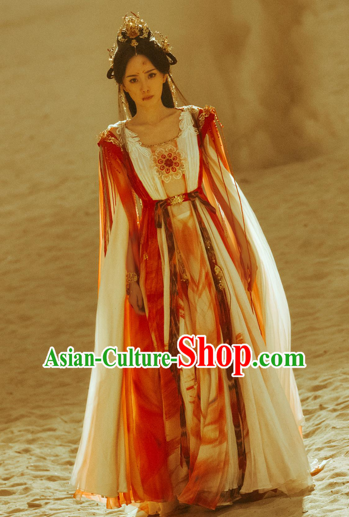 Chinese TV Series Fox Spirit Matchmaker Red Moon Pact Master Tushan Hong Hong Dress Ancient China Female Swordsman Clothing