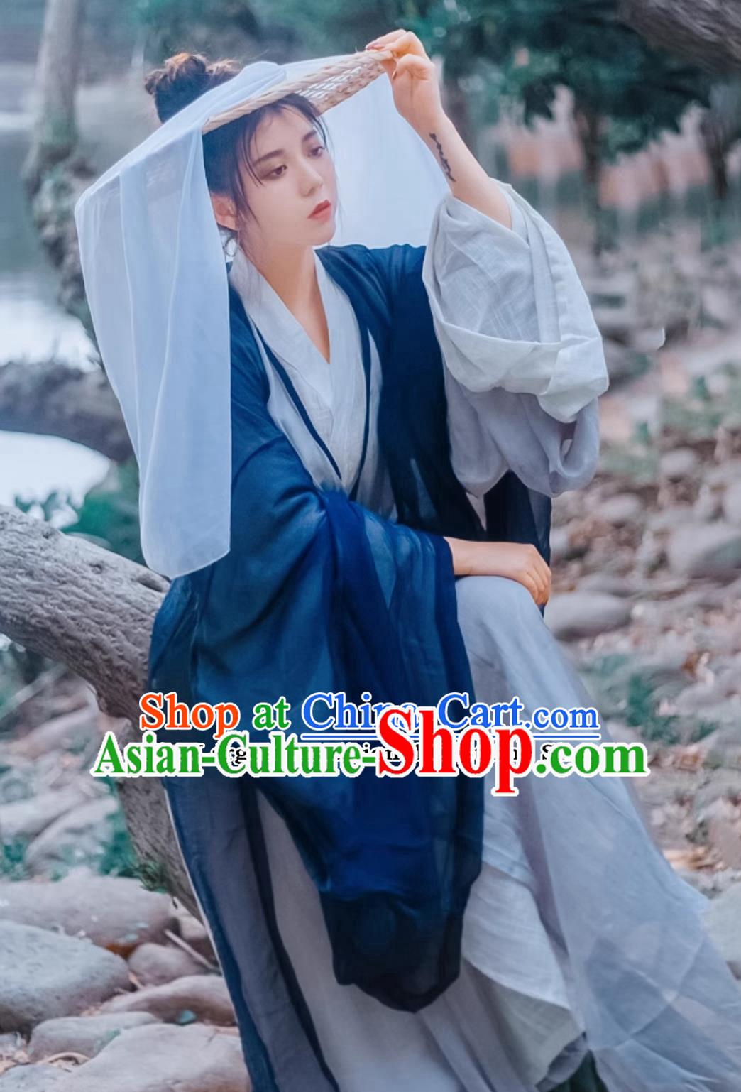 Chinese Wei Jin Dynasty Swordswoman Costume Wu Xia Hanfu Ancient China Heroine Dress