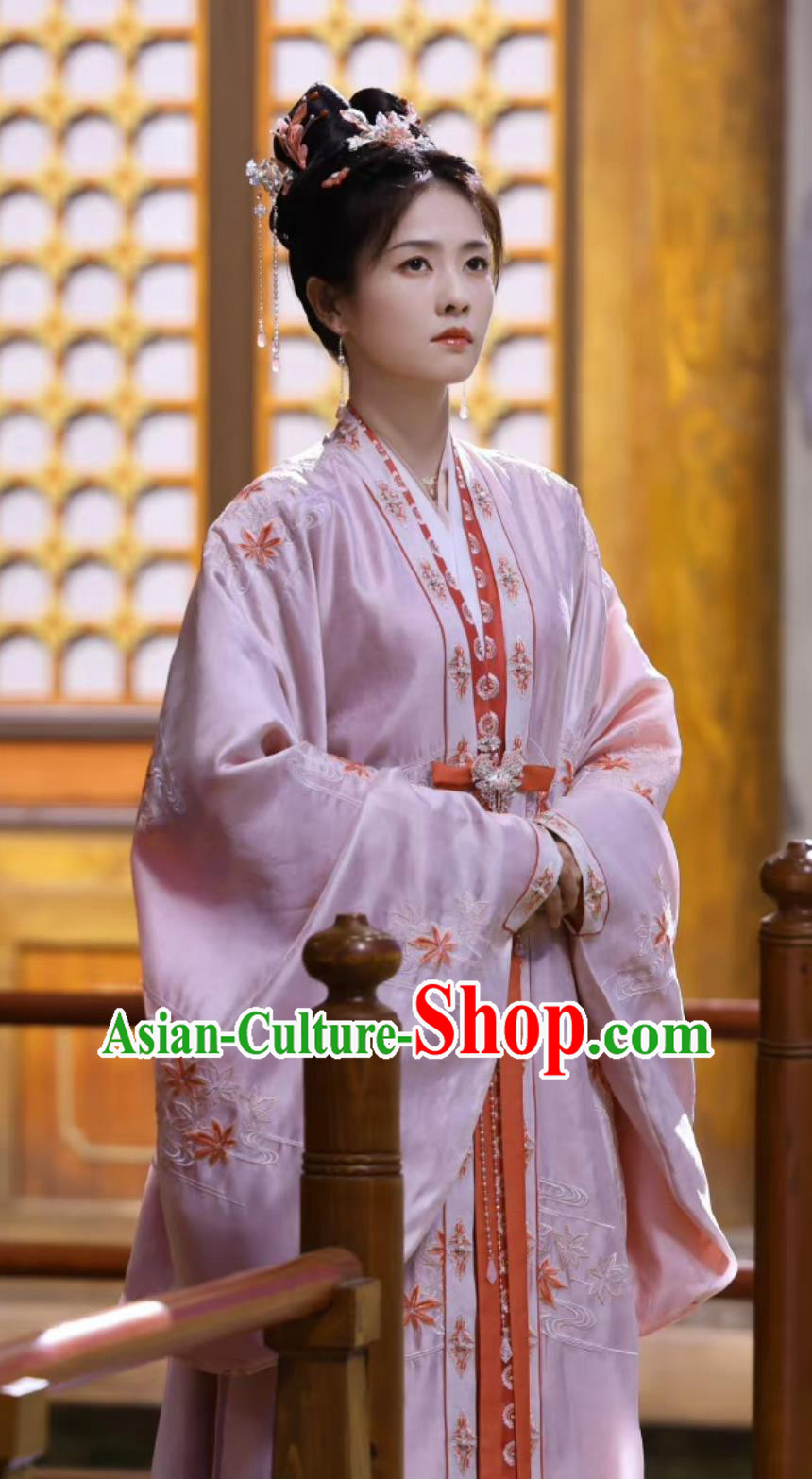 Chinese TV Drama Story of Kunning Empress Jiang Xue Ning Hanfu Clothing Ancient China Palace Woman Dress Costumes