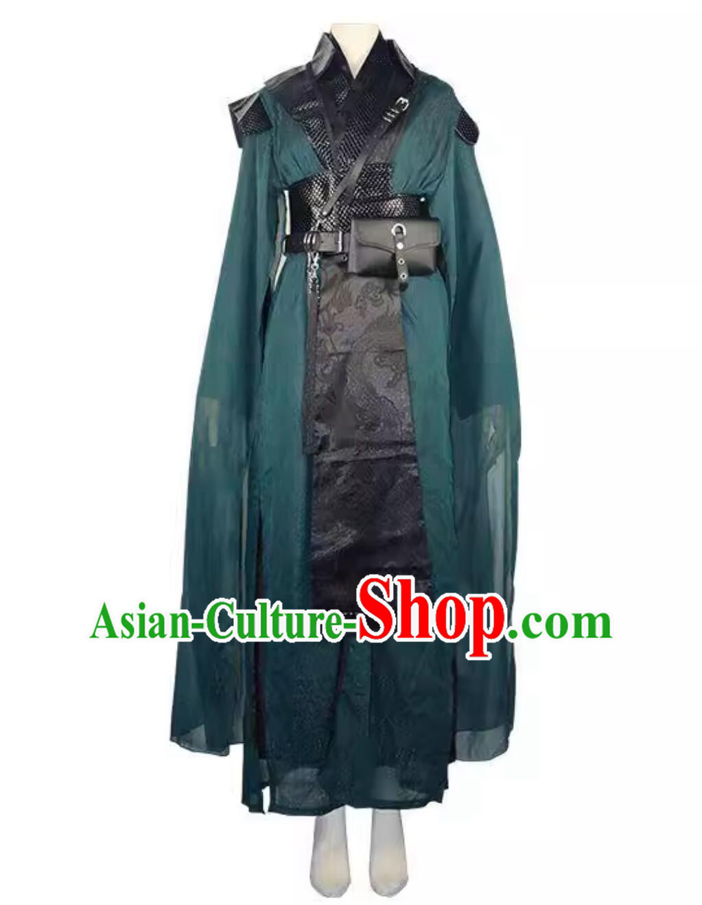 Halloween Cosplay Costume Ancient Chinese Swordswoman Clothing Black Myth Wukong Spider Fairy Sister Four Green Dress