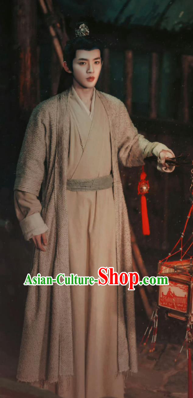 Traditional Chinese Hanfu TV Drama Lost You Forever Ye Shiqi Garment Costume Ancient China Manservant Clothing