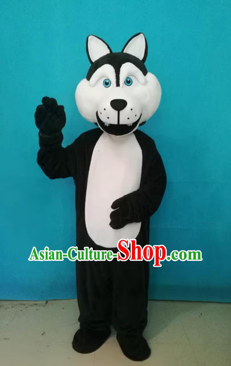 Top Halloween Performance Clothing  Opening Ceremony Mascot Headwear and Costume Cartoon Cosplay Wolf Costume