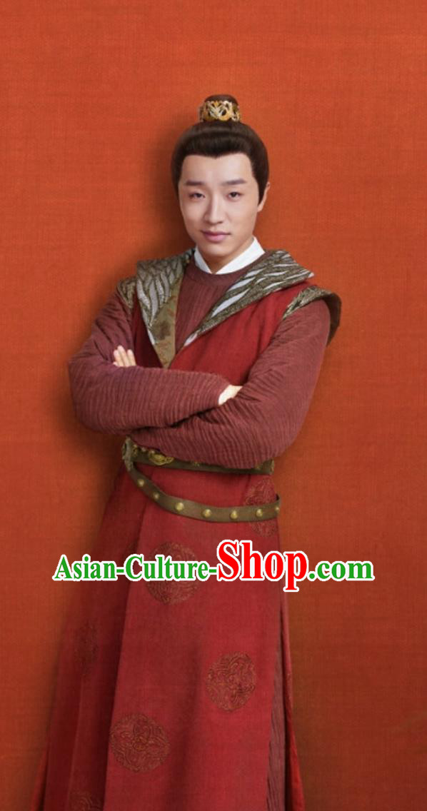 Ancient China Tang Dynasty Country Gentleman Clothing Chinese TV Series White Cat Legend Dali Temple Rich Childe Wang Qi Costume