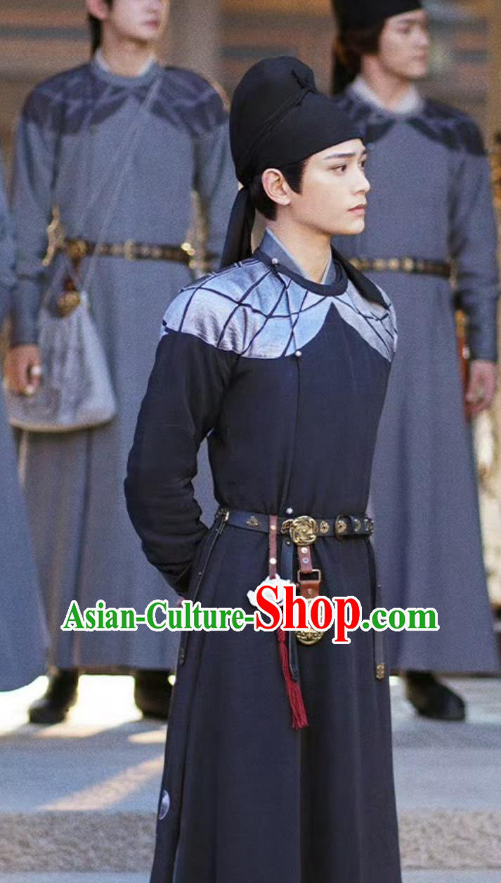 Chinese TV Series White Cat Legend Dali Temple Leader Li Bing Costumes Ancient China Tang Dynasty Clothing