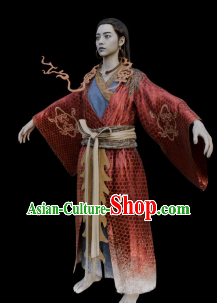Chinese Mythology Journey to the West White Tiger God Costume Black Myth Wukong Kang Jin Lord Clothing