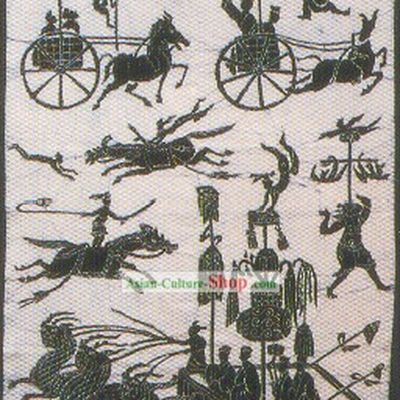 Batik Hanging- Ancient Acrobatics