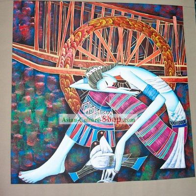Batik Hanging- Ancient Chinese Beauty