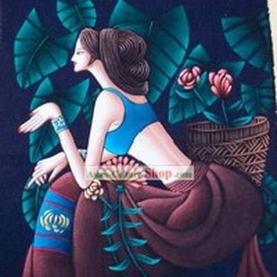 Batik Hanging-Chinese Beauty 2