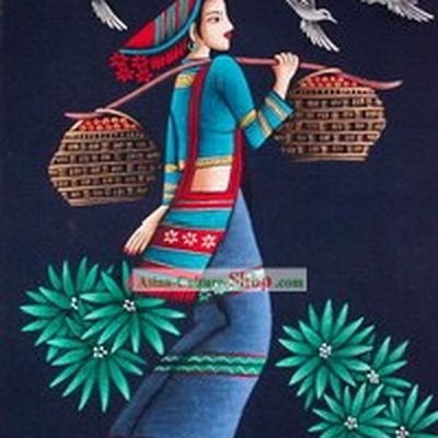 Batik Hanging-Chinese Beauty 6