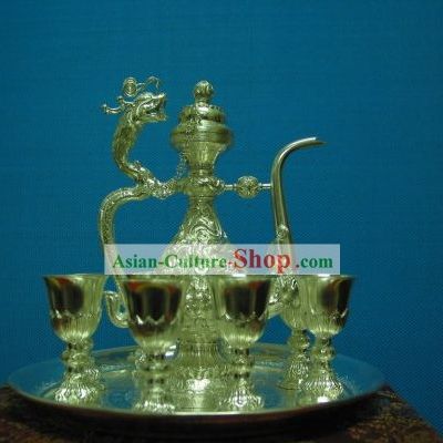 Nine Dragons Palace Jade Teapots