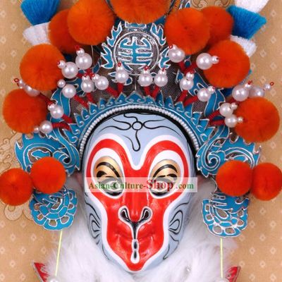 Handcrafted Peking Opera Mask Hanging Decoration - Sun Wukong