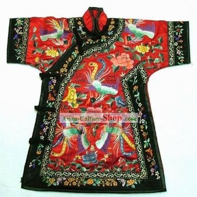 100 Percent Hand Made Embroidery Phoenix Chinese Palce Empress Robe