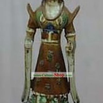 Chinese Classic Archaized Tang San Cai Statue-Tang Dynasty Palace Princess