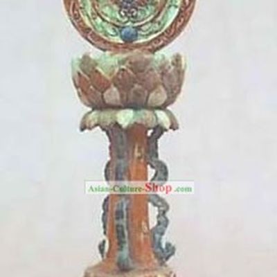 Chinese Classic Archaized Tang San Cai Statue-Eight Treasures