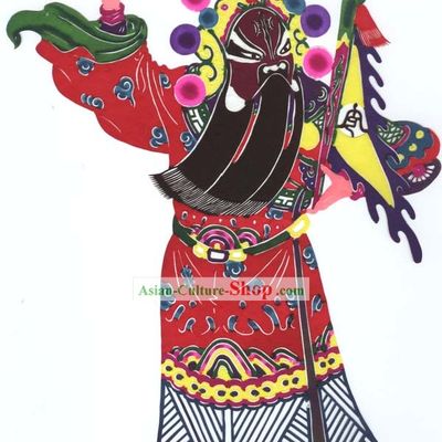 Chinese Classic Hand Made Papercut-Holding Tower King