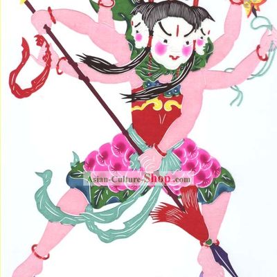 Chinese Classic Hand Made Papercut-ER Langshen