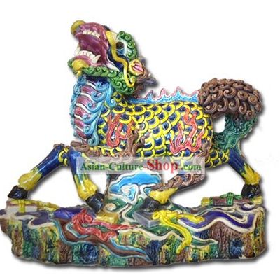 Chinese Cochin Ceramics-Four Treasures Kylin King