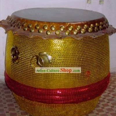 Chinese Lion and Dragon Dance Musical Instrument-Large Standing Drum