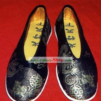 Chinese Hand Made Classic Dragon Shoes