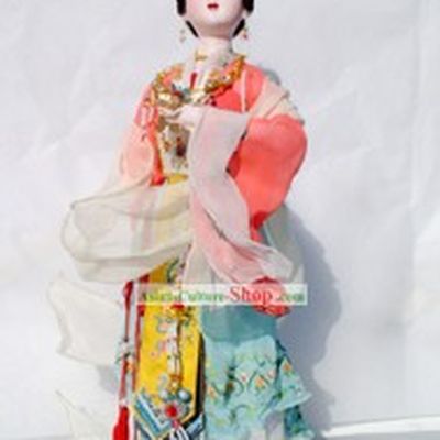 Handmade Peking Silk Figurine Doll - Xi Shi