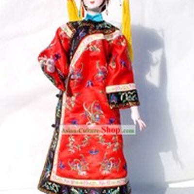 Handmade Peking Silk Figurine Doll - Ancient Empress