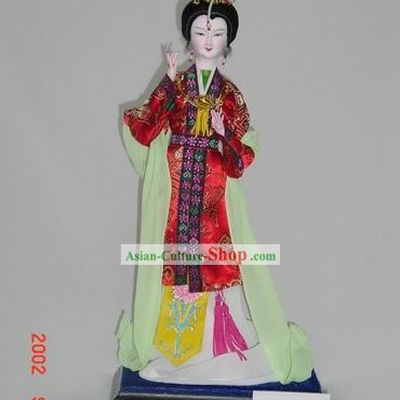 Handmade Peking Silk Figurine Doll - Palace Beautiful Empress