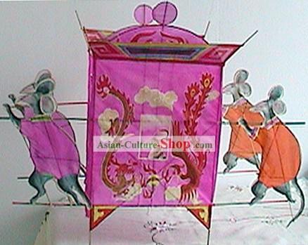 560 Pieces Rat Marriage Chinese Hand Painted Silk Weifang Kite